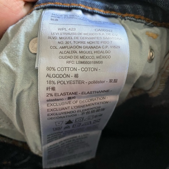 Denizen Levis Slim Denim Jeans Size 28 X 30 Mens - Picture 4 of 8